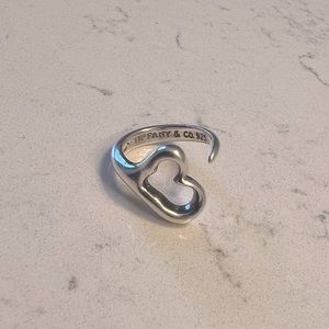 Tiffany Elsa Peretti Open Heart Ring Size 7